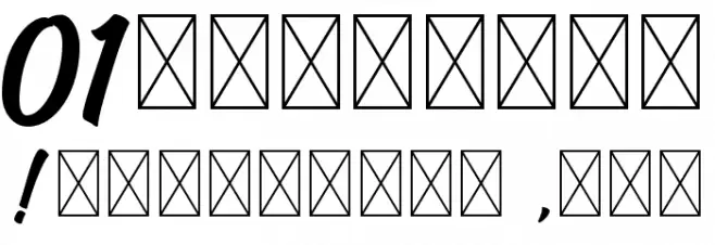 Hayhills Demo Font OTHER CHARS