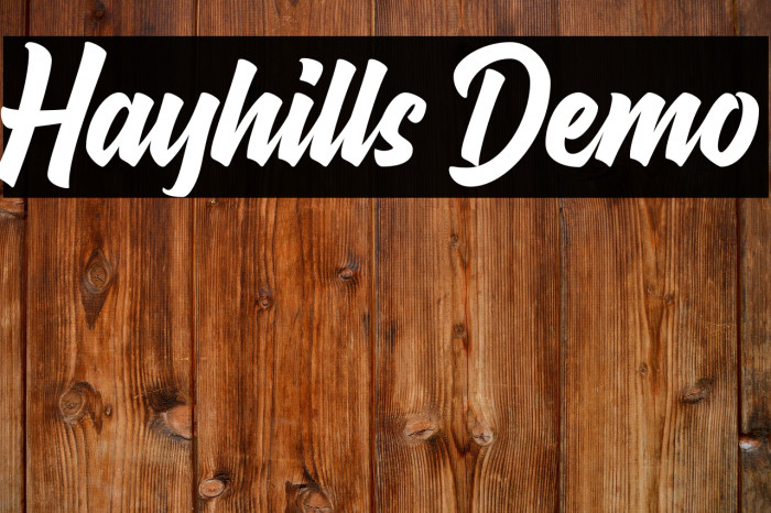 Hayhills Demo Example 1