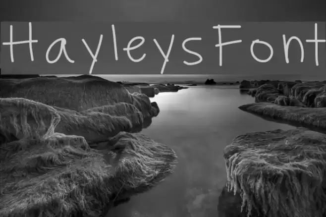 HayleysFont Font examples
