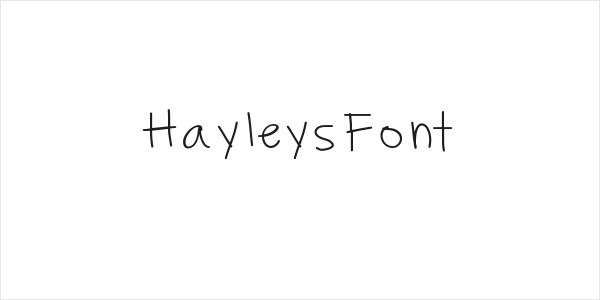 HayleysFont Logo