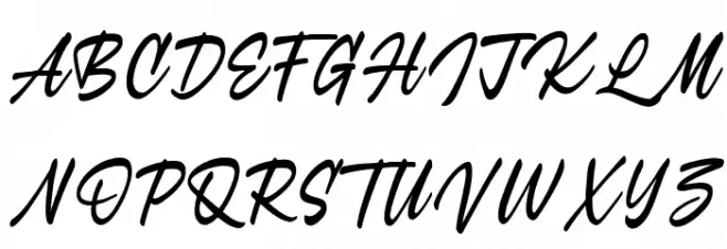 Hayline 字体 大写