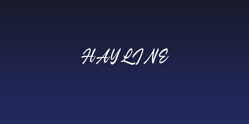 Hayline Social Header