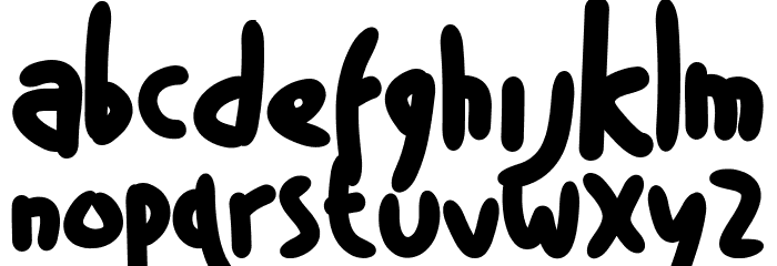Haylow Marker Font LOWERCASE