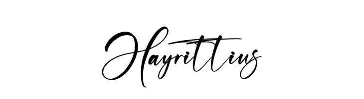 Hayrittius  Free Fonts Download