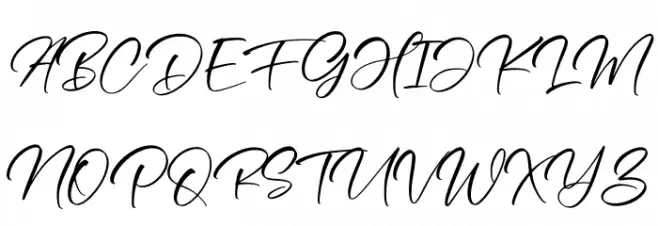 Hayrittius Font UPPERCASE