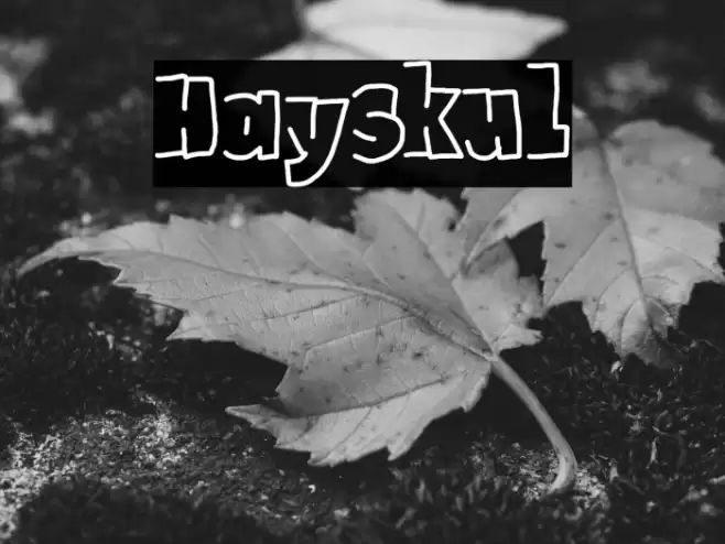 Hayskul Font examples