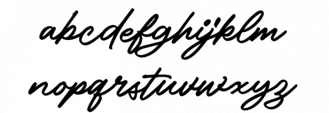 HaystackDemo Schriftart Kleinbuchstaben