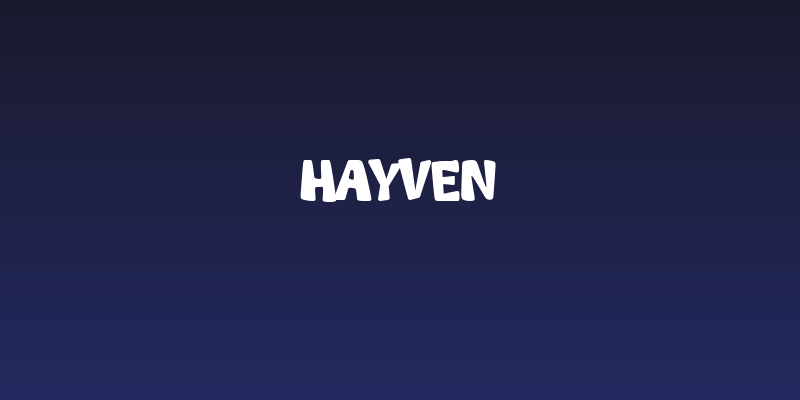 Hayven Social Header