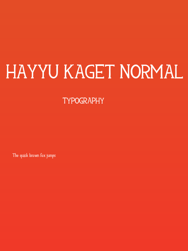 Hayyu Kaget Normal Poster