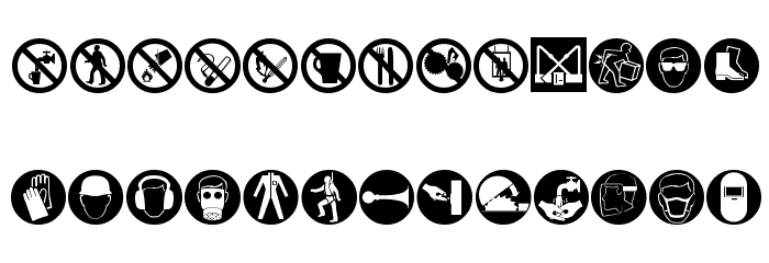 Hazard Regular Font LOWERCASE