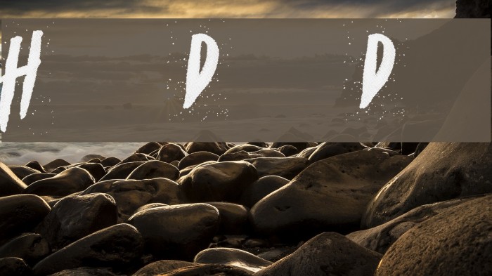 Haze Dark Demo Font examples