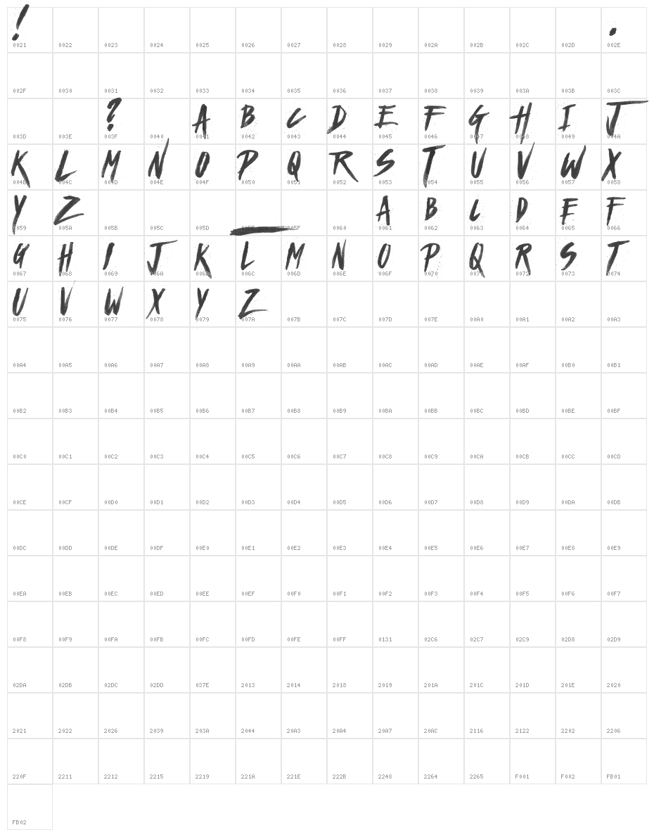 Haze Light Demo Character Map