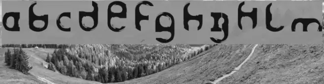 Haze Font examples