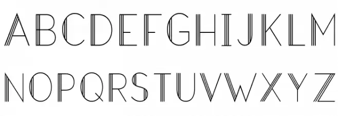 Hazel Deco Light Regular Шрифта ВЕРХНИЙ