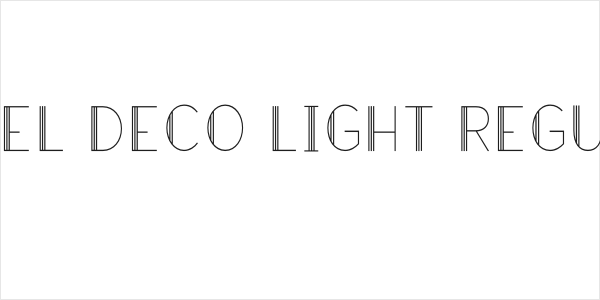 Hazel Deco Light Regular Logo