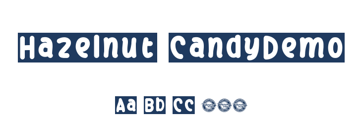 Hazelnut CandyDemo Font Preview