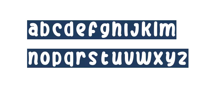 Hazelnut CandyDemo Schriftart Kleinbuchstaben