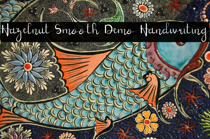 Hazelnut Smooth Demo Handwriting Example 2