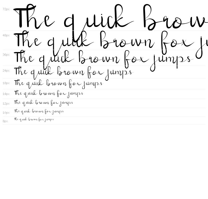 Hazelnut Smooth Demo Handwriting Waterfall