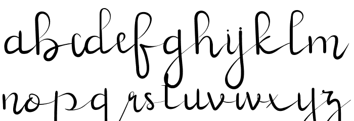 Hazelnut Smooth Demo Handwriting Шрифта строчной