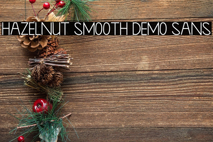 Hazelnut Smooth Demo Sans Example 2