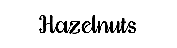 Hazelnuts  Frei Schriftart Herunterladen