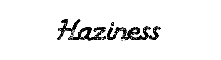 Haziness  Скачать бесплатные шрифты