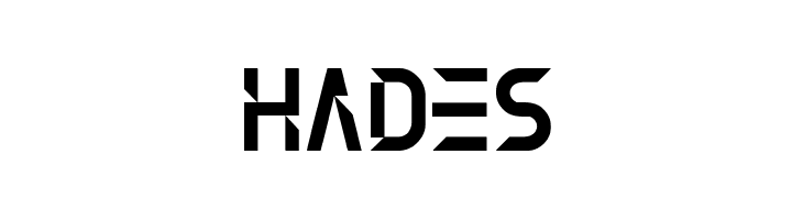 hades  नि: शुल्क फ़ॉन्ट्स डाउनलोड