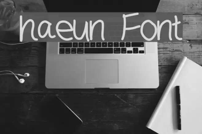 haeun Font examples