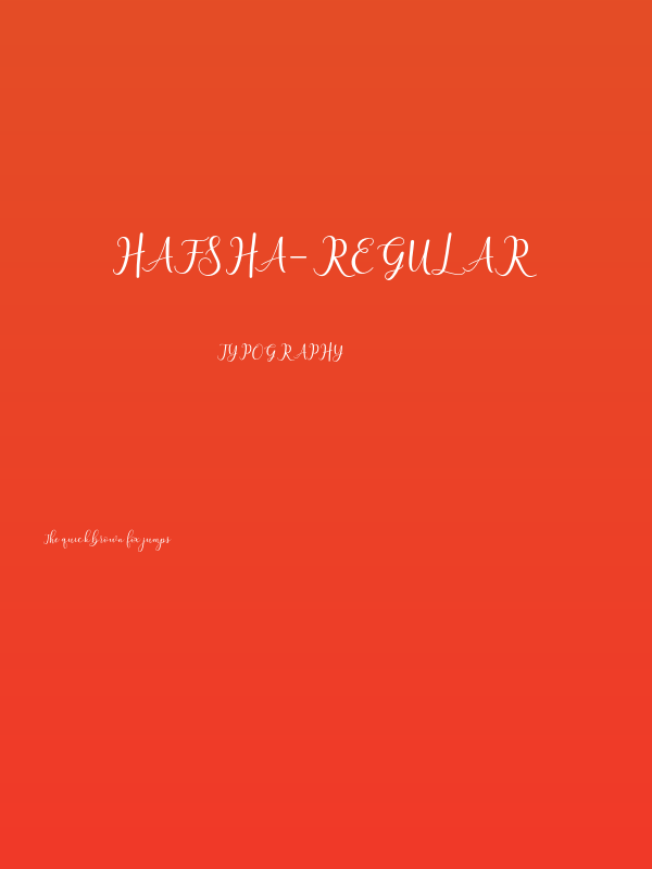 hafsha-Regular Poster