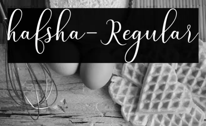 hafsha-Regular Fuentes examples