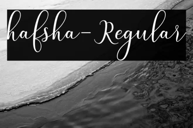 hafsha-Regular Fuentes examples