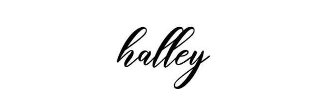 halley  フリーフォントのダウンロード