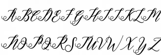 halley Schriftart Groß