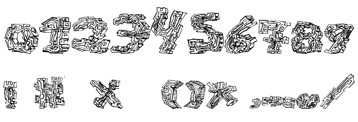 halo-sonic Font OTHER CHARS