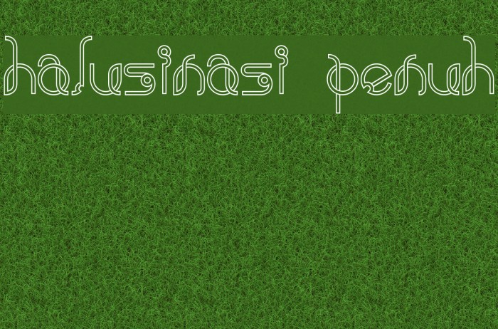 halusinasi penuh Font examples