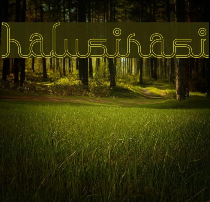 halusinasi Font examples