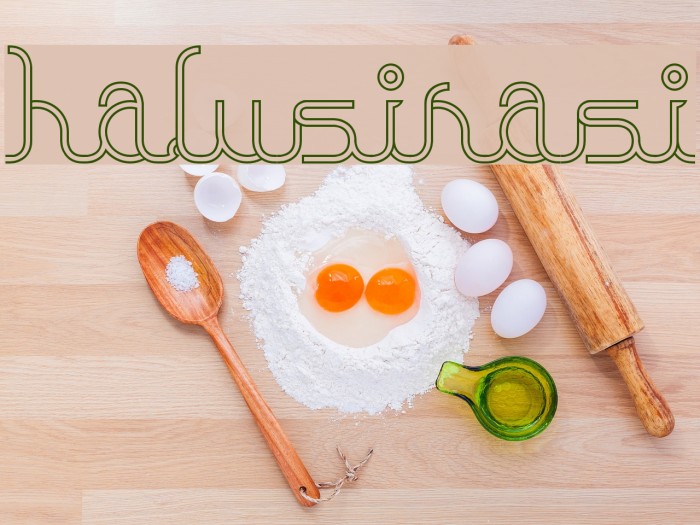 halusinasi Font examples