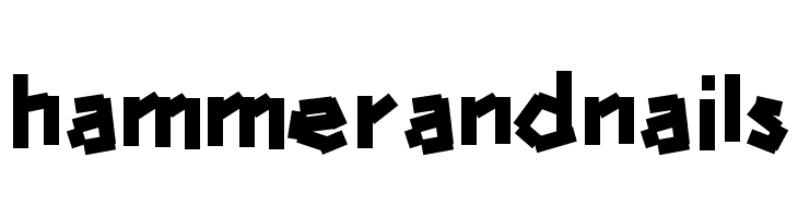 hammerandnails  Frei Schriftart Herunterladen