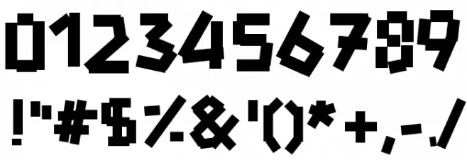 hammerandnails Font OTHER CHARS