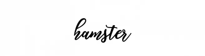 hamster  تنزيل الخطوط