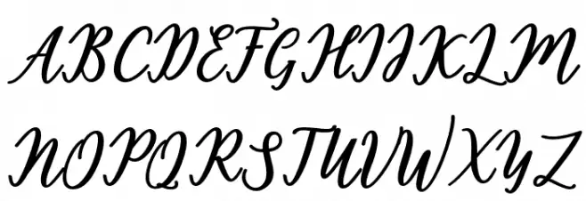 hamster Schriftart Groß