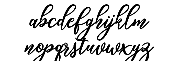 hamster Font LOWERCASE