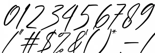 hand script Italic Font OTHER CHARS