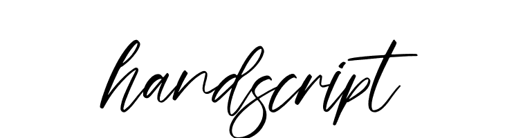 hand script  لخطوط تنزيل