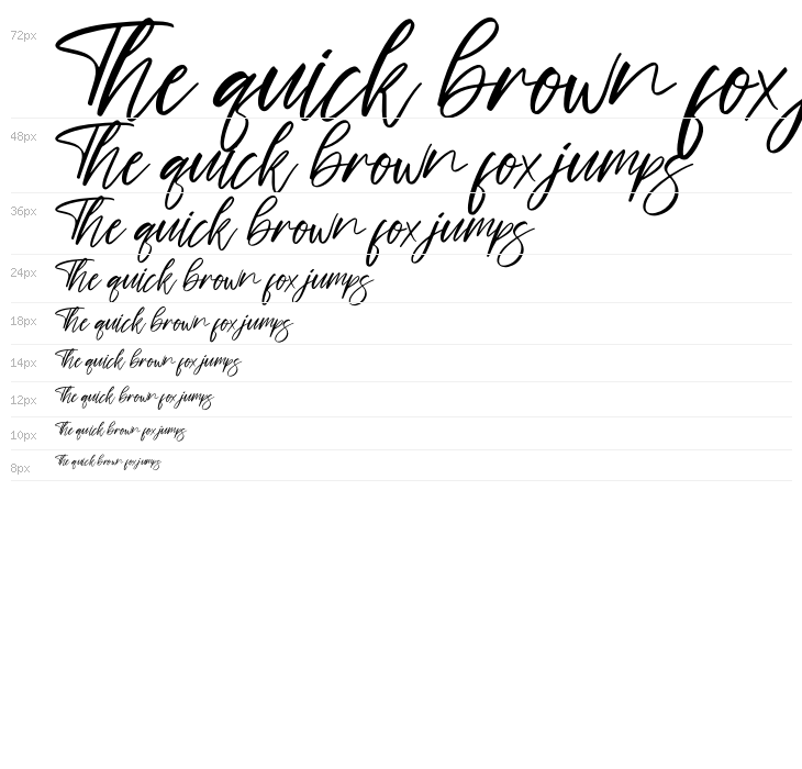 hand script Waterfall