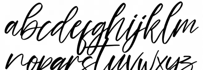 hand script Polices MINUSCULES