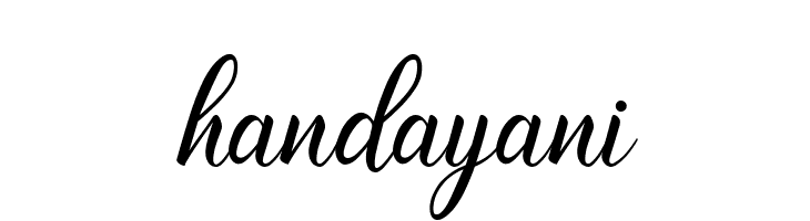 handayani  font caratteri gratis
