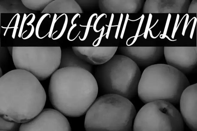 handayani Font examples