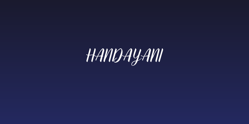 handayani Social Header